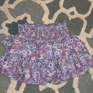 Floral Mini Skirt